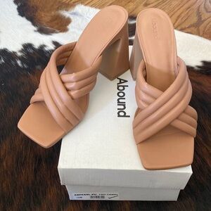 Abound Camel Heeled Sandals